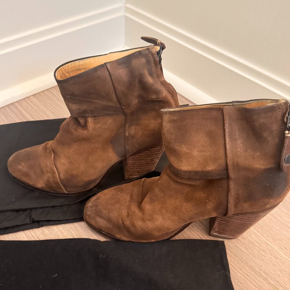 Rag and Bone Newbury Boot in Chestnut